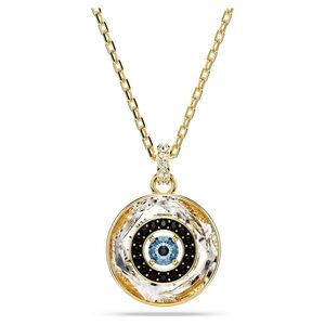 Swarovski Symbolica pendant Evil eye, Small, Multicolored, Gold-tone plated